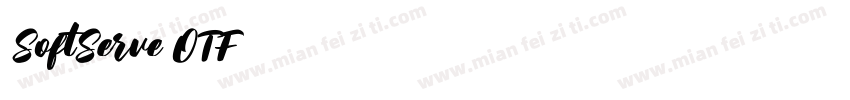 SoftServe OTF)字体转换